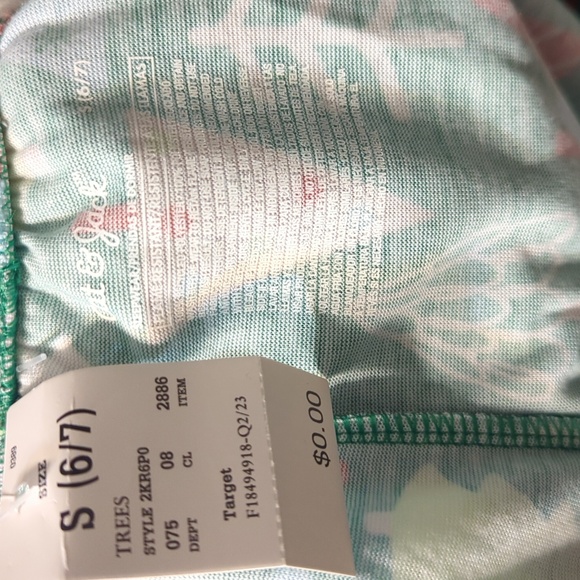 Cat & Jack Christmas sleep shorts NEW PJs - Picture 3 of 3